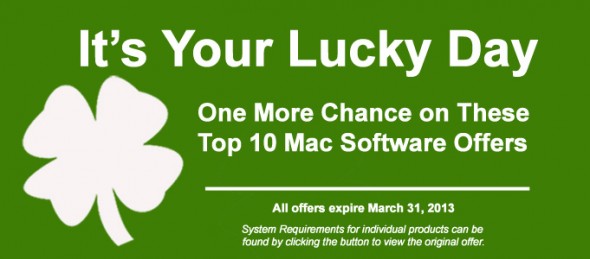 It's Your Lucky Day -Last Chance On the Top Ten Software Offers.