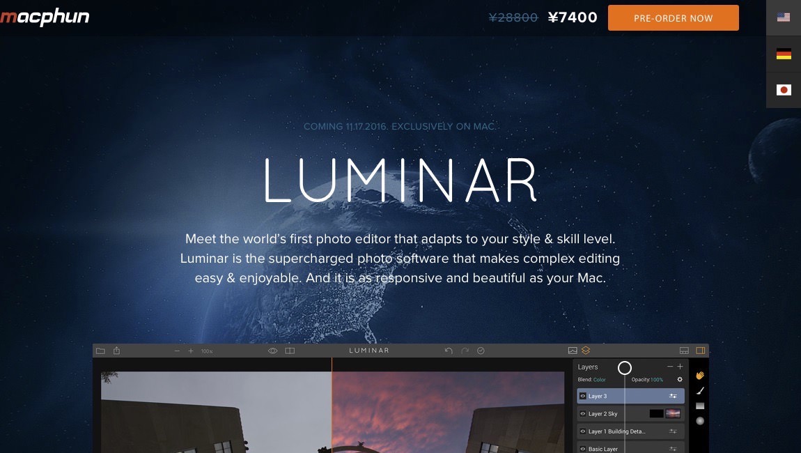 Photo Editor for Mac - Luminar - Best Mac Image Editor | Macphun